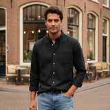 The Melrose Men’s Classic Oxford Style Button Up Dress Shirt – view 2