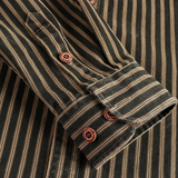 The Stratford Hill Men’s Retro Casual Button Up Striped Shirt – view 7