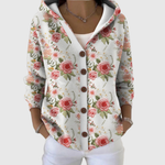 Ruth hooded knit cardigan for women | Ellie Dublin