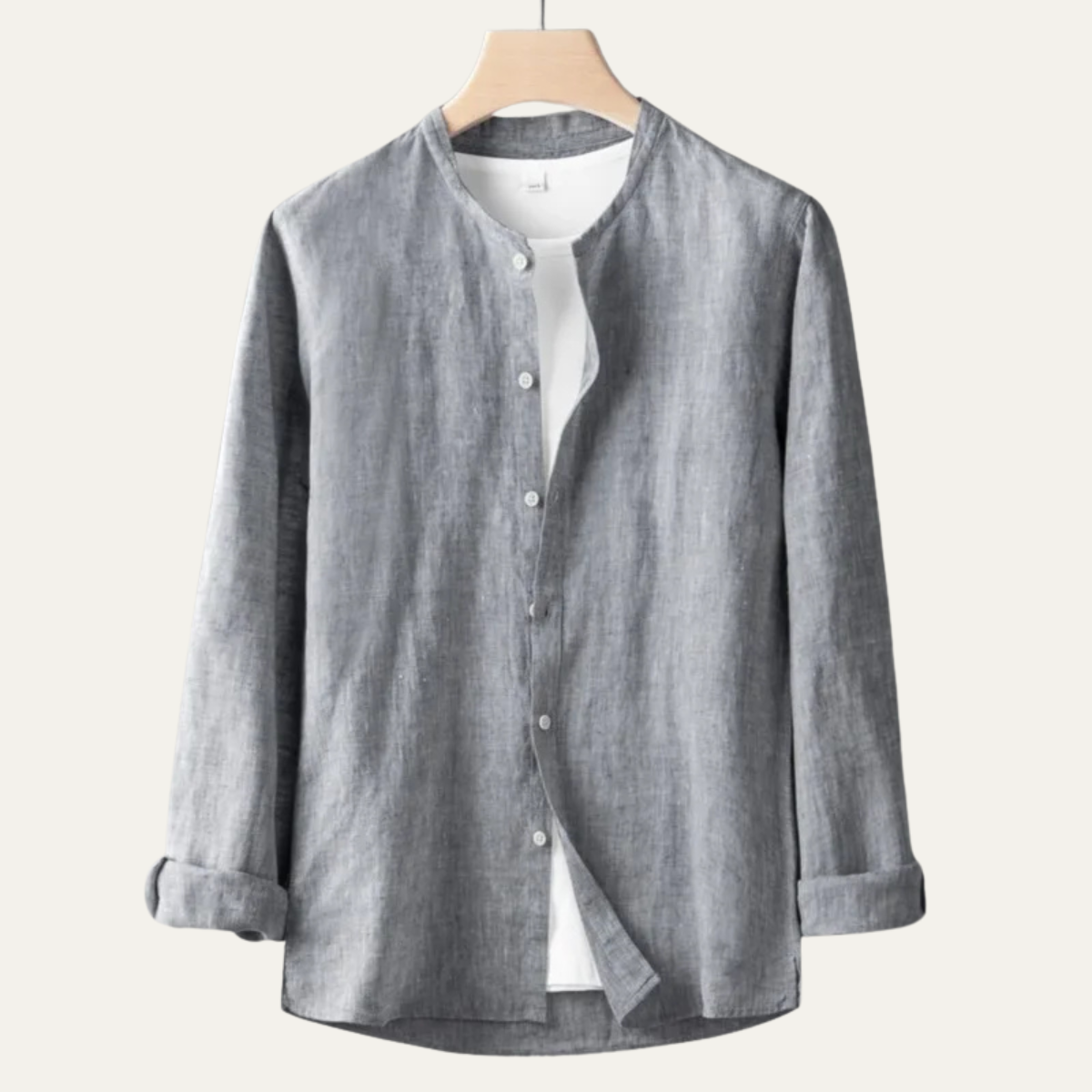 The Brookfield Lane Men’s Vintage Thin Round Neck Shirt – view 7