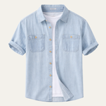 The Silvercrest Ridge Men’s Casual Denim Shirt