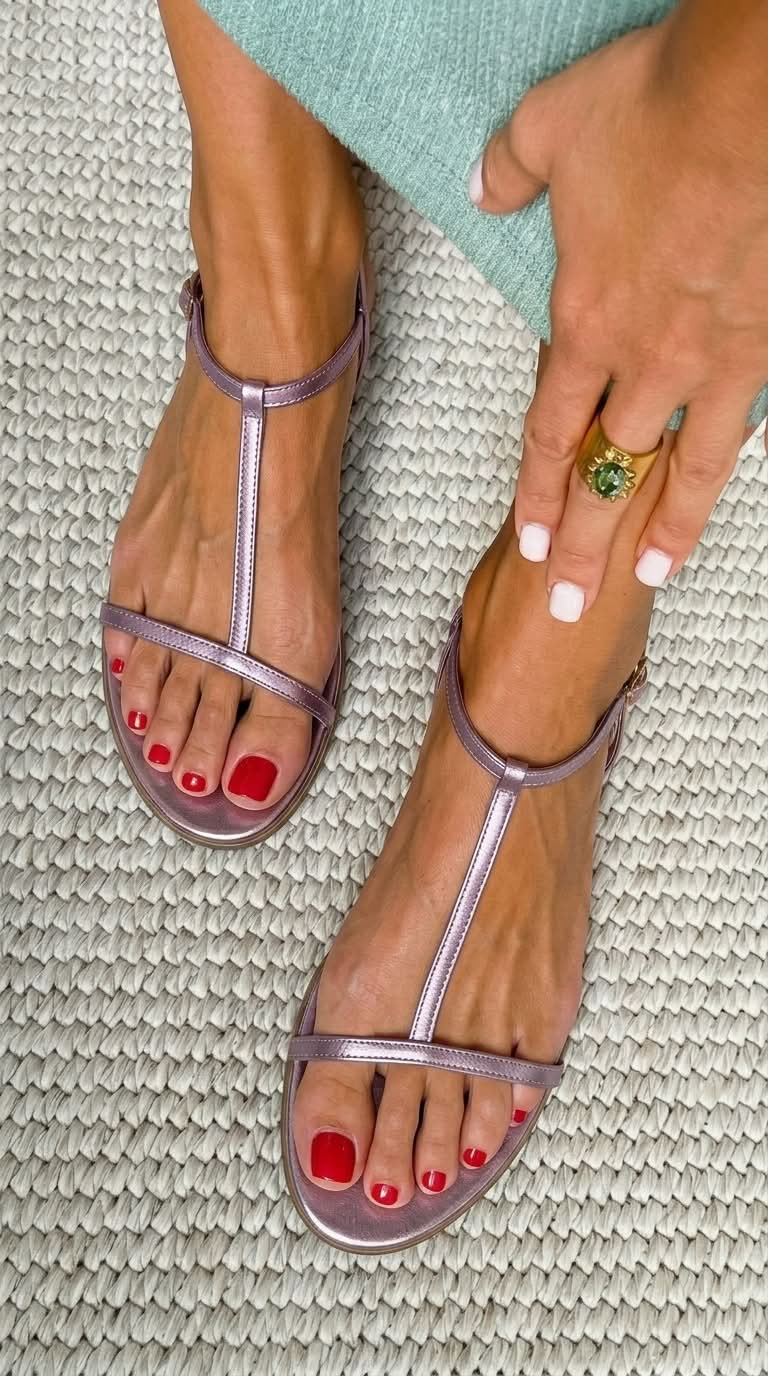 Rosalba | Golden Sandals for Spring – view 5