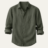 The Pinecrest Fall Men’s Casual Lightweight Blend Button Down Shirt