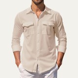 The Hillcrest Ridge Men’s Double Pocket Casual Shirt – view 4