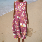 Margaux - Comfortable Sleeveless Summer Dress – view 2