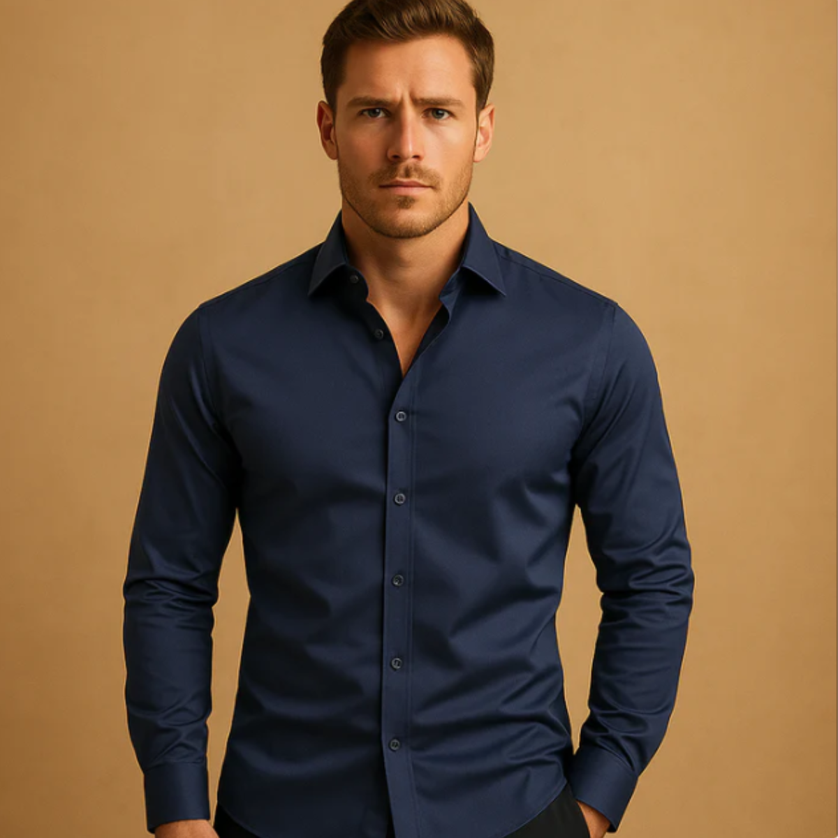 The Yorkminster Men’s Formal Slim Fit Dress Shirt – view 3