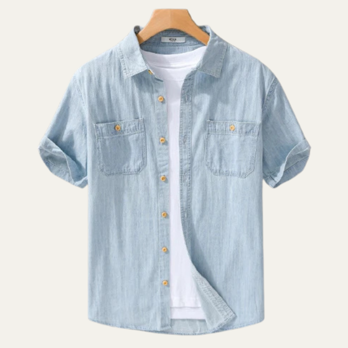 The Silvercrest Ridge Men’s Casual Denim Shirt – view 3