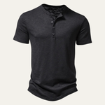 The Bathwick Men’s Breathable Henley Collar Summer T-Shirt – view 7