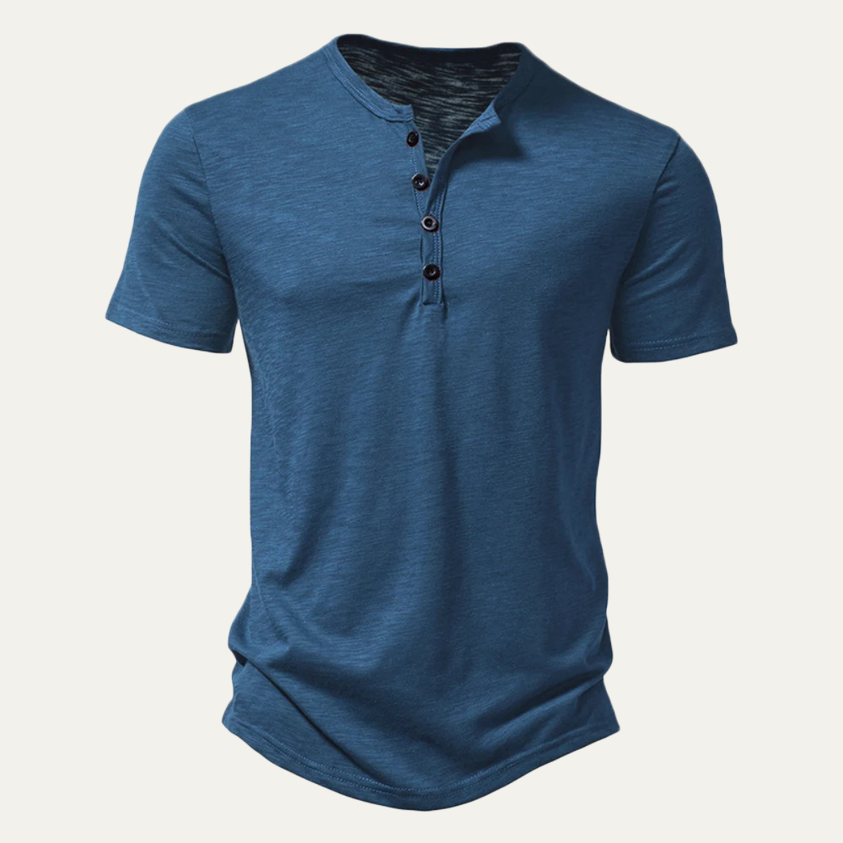 The Bathwick Men’s Breathable Henley Collar Summer T-Shirt – view 9
