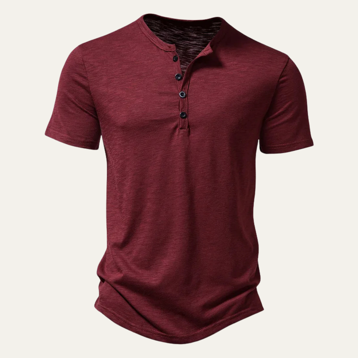 The Windsor Men’s Casual Henley Collar Summer T-Shirt – view 5