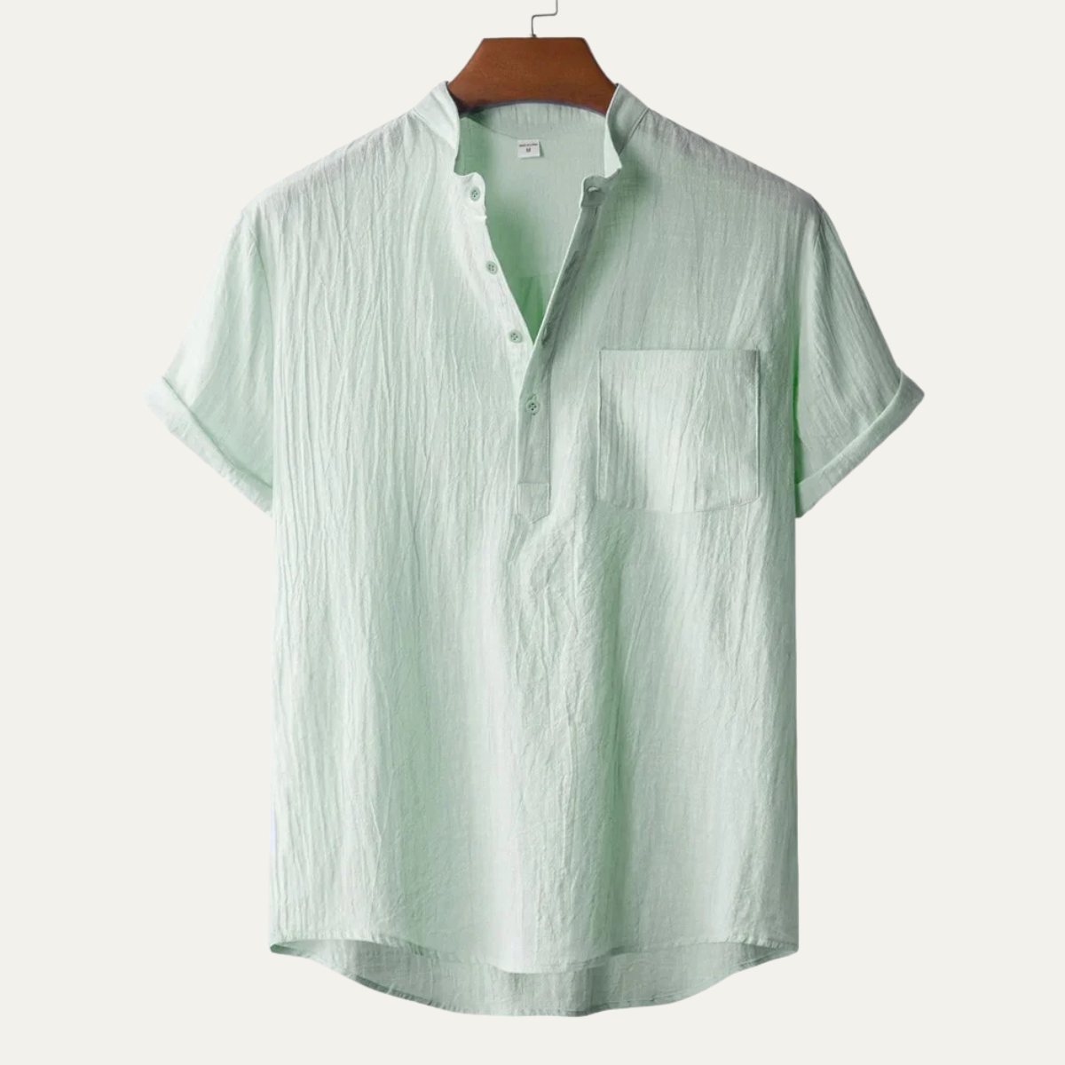 The Regent Men’s Summer Henley Shirt – view 9