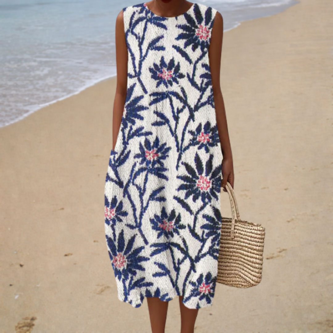 Remi - Comfortable Sleeveless Summer Dress – view 2