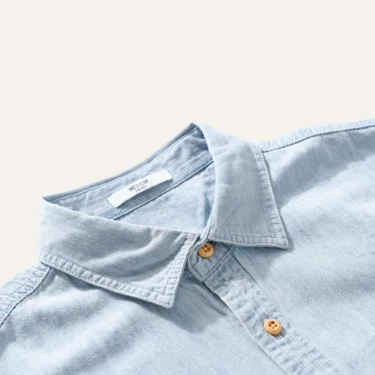 The Silvercrest Ridge Men’s Casual Denim Shirt – view 2