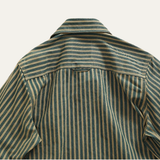 The Willowfall Men’s Nostalgic Casual Vertical Stripe Denim Shirt – view 5