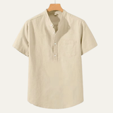 The Hyde Park Men’s Casual Summer Basic Shirt with Chest Pocket – view 7