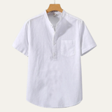 The Hyde Park Men’s Casual Summer Basic Shirt with Chest Pocket – view 5