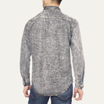 The Windcrest Men’s Casual Button-Up Vintage Denim Shirt – view 3