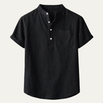 The Hyde Park Men’s Casual Summer Basic Shirt with Chest Pocket