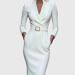 Camille | The Belted Power Maxi Dress – view 5