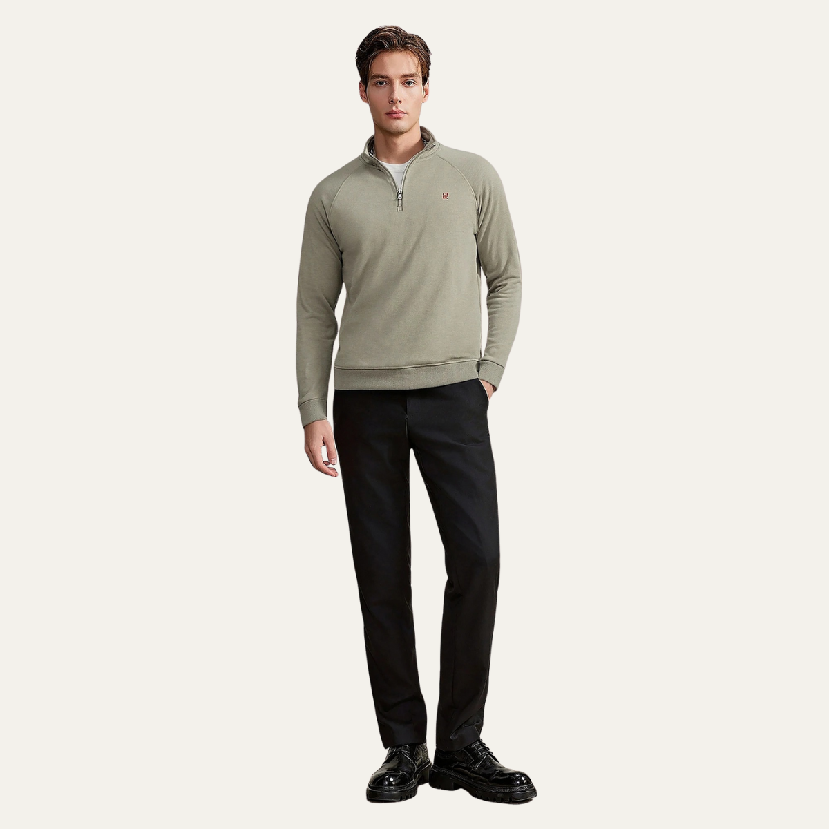 The Blackwell Men’s Half Zip Long Sleeve Casual Sweatshirt – view 2