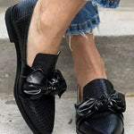 Chelsea - Stylish Bow-Embellished Loafers – view 4