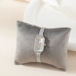 Elena® - Rectangular Dial Gold Watch – view 9