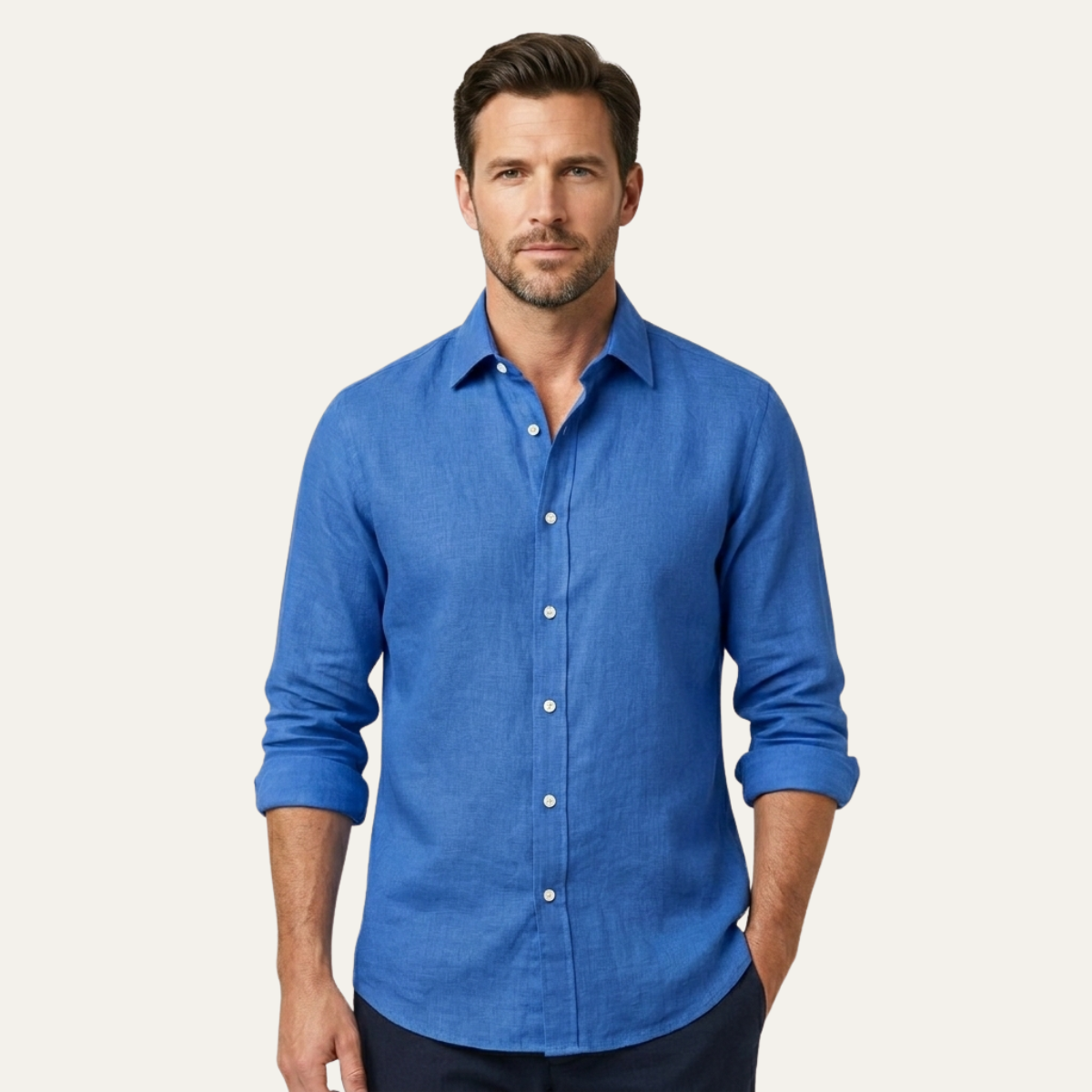 The Willowfield Ridge Men’s Casual Button-Up Shirt – view 2