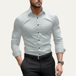 The Pantelleria Men's Elegant Solid Colour Business Shirt – view 2