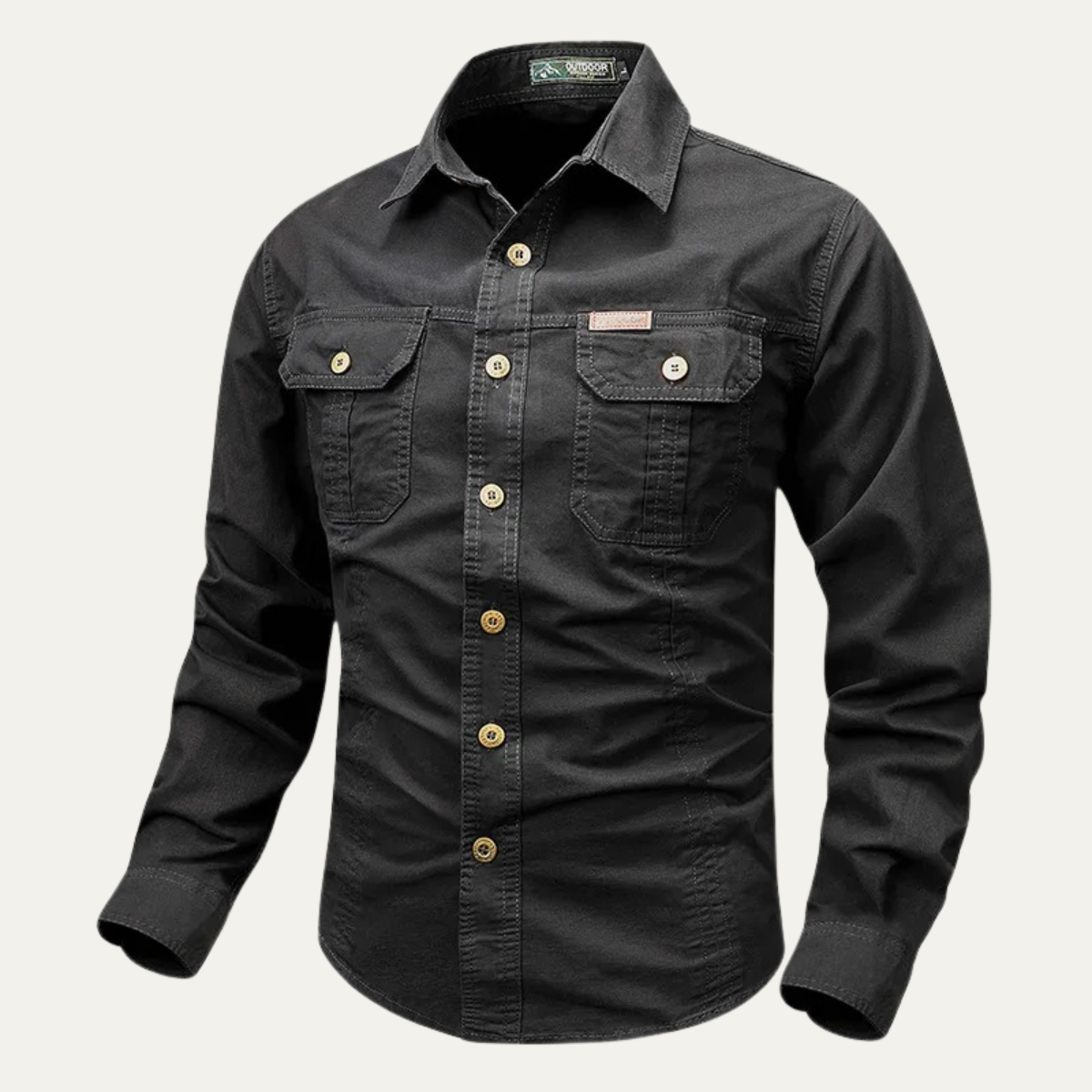 The Norcia Men’s Military Tactical Shirt with Pockets – view 2