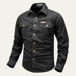 The Norcia Men’s Military Tactical Shirt with Pockets – view 2