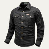 The Norcia Men’s Military Tactical Shirt with Pockets – view 2