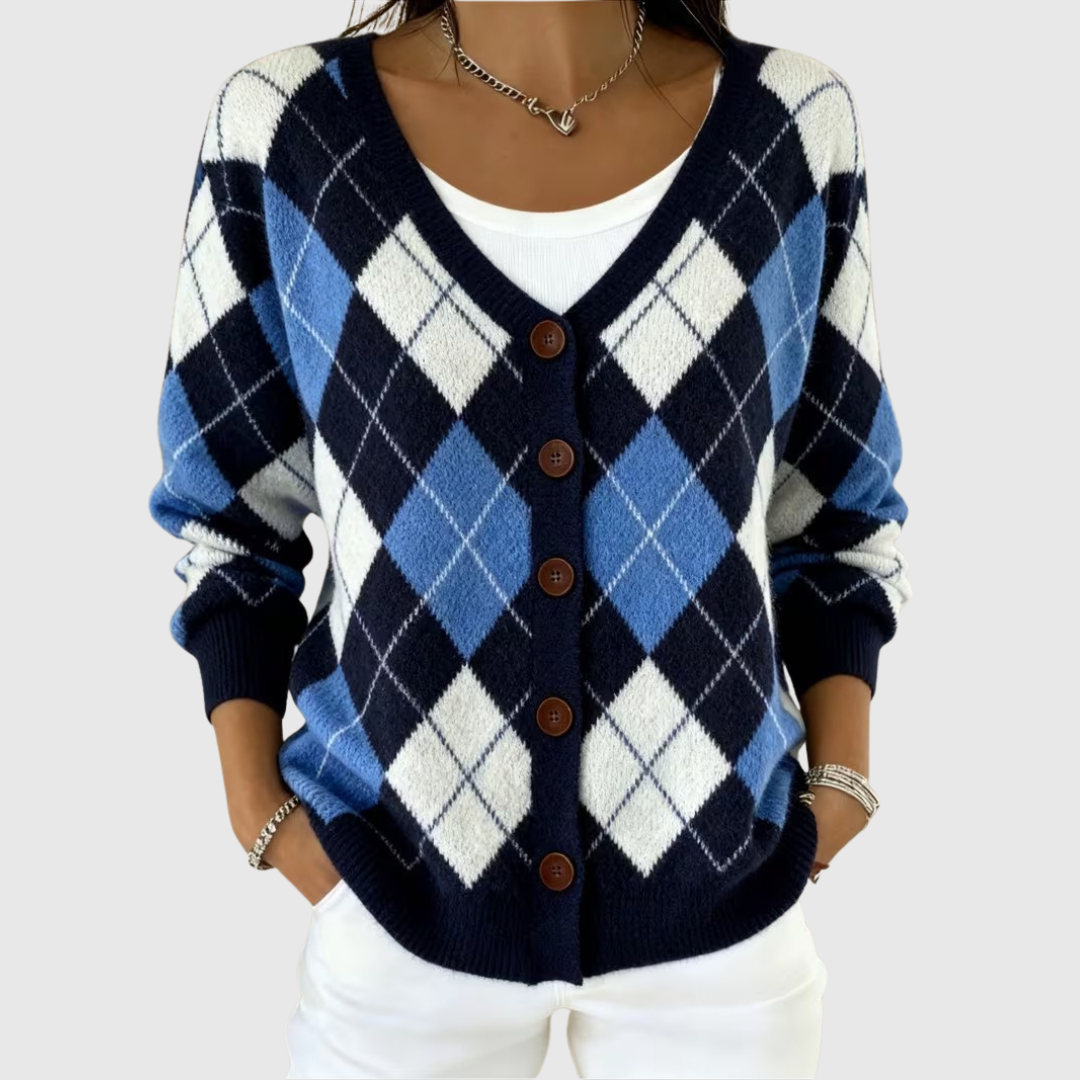Bevin button-front knit cardigan for women | Ellie Dublin
