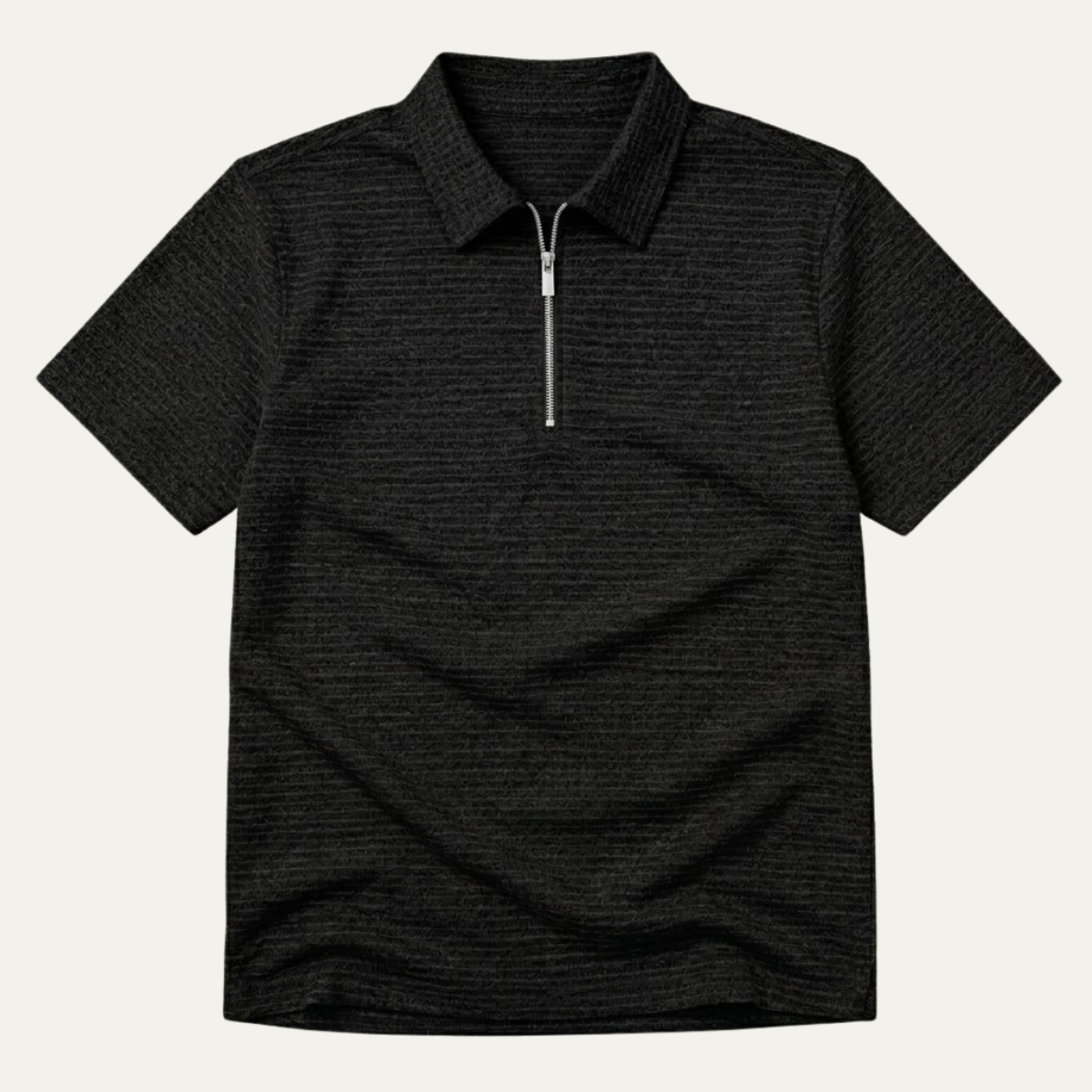 The Ravenswood Men’s Waffle Knit Half Zip Polo Shirt – view 5