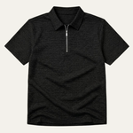 The Ravenswood Men’s Waffle Knit Half Zip Polo Shirt – view 5