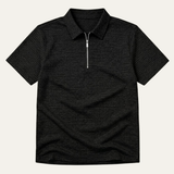 The Ravenswood Men’s Waffle Knit Half Zip Polo Shirt – view 5