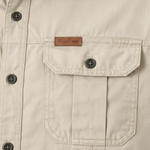 The Cedarfield Men’s Solid Colour Multi Pocket Soft Cargo Shirt – view 12
