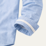 The Silverhaven Ridge Men’s Standing Collar Business Button-Up Shirt – view 12