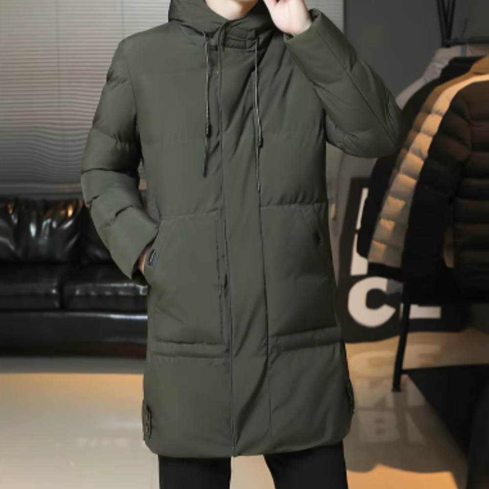 Adrien™ | Stylish Long Winter Coat – view 6