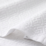The Willowcrest Hill Men’s White Textured Elegant Polo Shirt – view 5