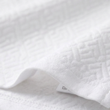 The Willowcrest Hill Men’s White Textured Elegant Polo Shirt – view 5