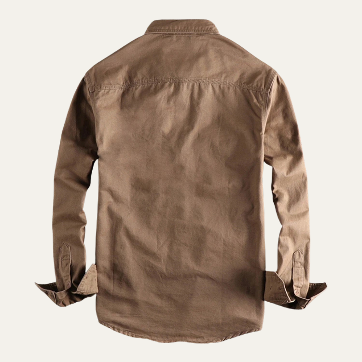 The Hillston Men’s Vintage Washed Utility Casual Shirt Jacket – view 2