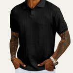 The Ridgebrook Men’s Textured Button Up Casual Polo Shirt – view 2