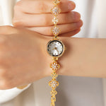 Mia® - Crystal-Embellished Gold Watch – view 2