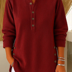Neva button henley tunic, third colourway | Ellie Dublin