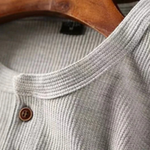 The Glenhurst Park Men’s Slim Fit Thermal Waffle Knit Henley Shirt – view 11