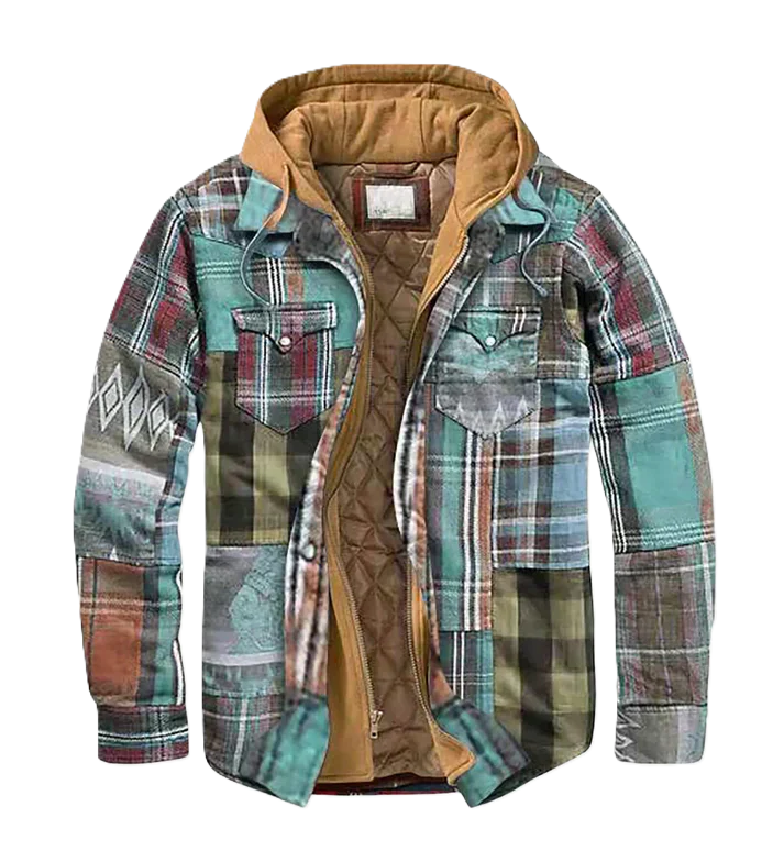 Alain™ | Patch-Embellished Checked Blazer