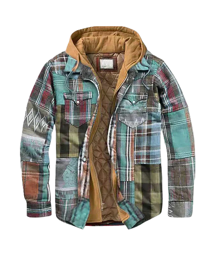 Alain™ | Patch-Embellished Checked Blazer