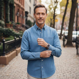 The Boston Casual Denim Shirt for Men – view 14
