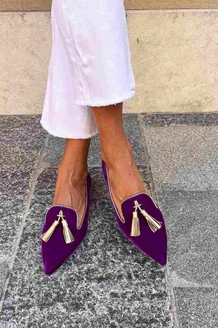 Portia - Bohemian Fringe Loafers – view 6