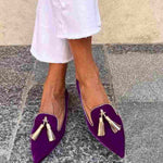 Portia - Bohemian Fringe Loafers – view 6